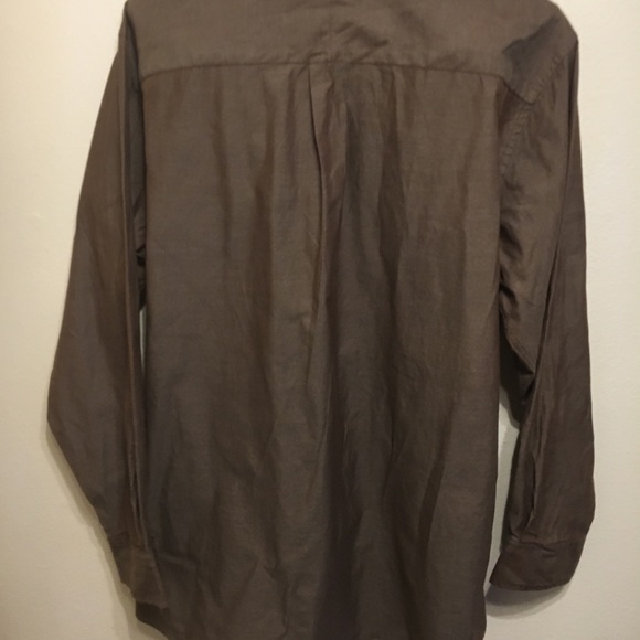 Charter Club chocolate rich color shirt - Picture 3 of 4
